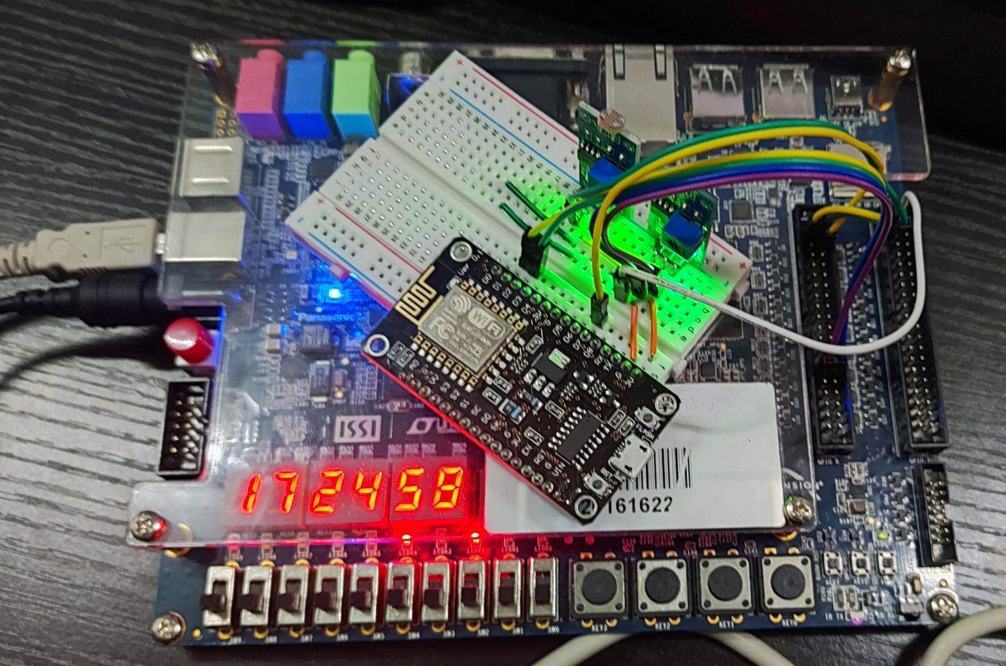 This is the picture of FPGA alarm platform project